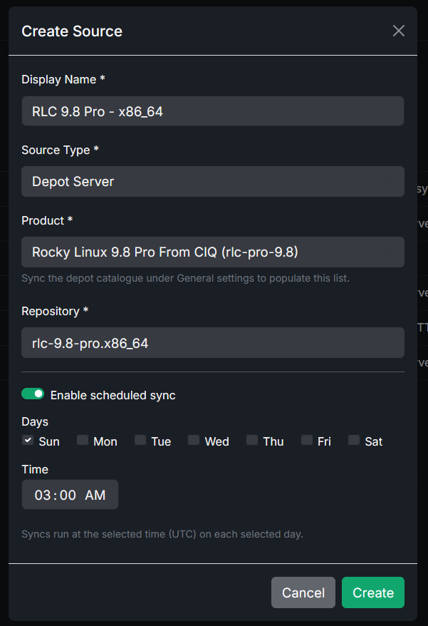 The Depot product and repository browser