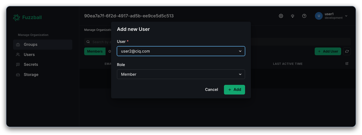 Add user to group