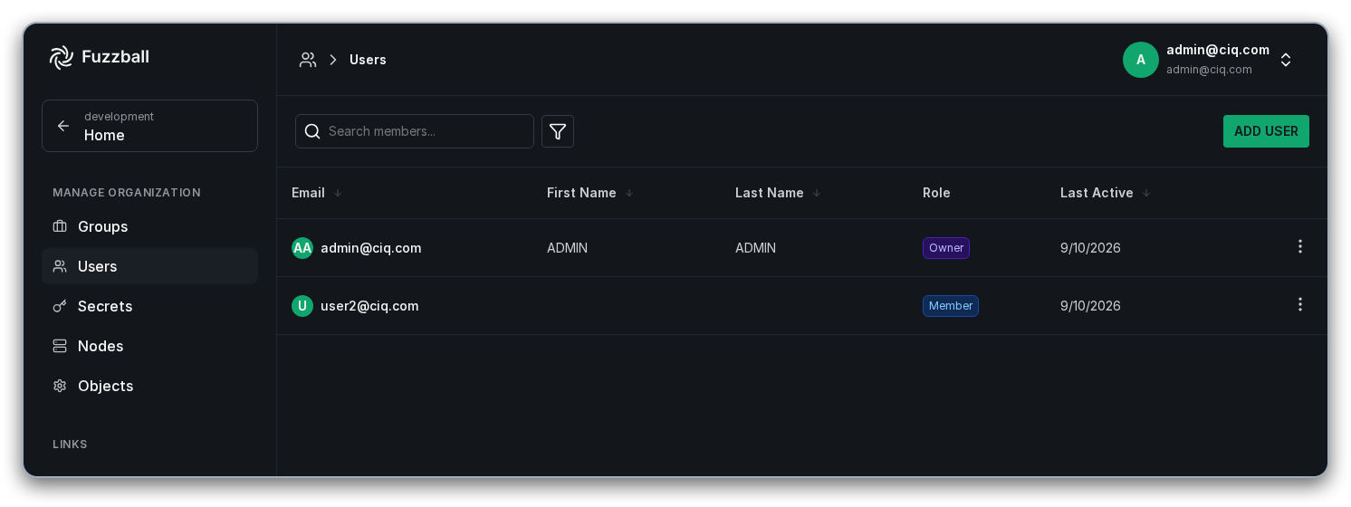 User added to members list
