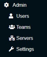 Admin Menu