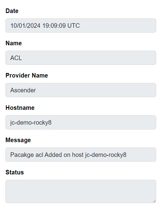 Alert Log View