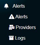 Alerts Menu