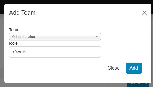 Reports Permissions Teams