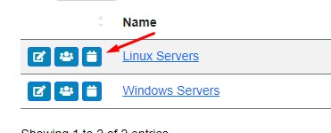 Reports Schedule Button
